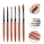 Import 2020 Top Quality Metal Handle Acrylic Kolinsky Hair Material Nails Brushes Design Art from China