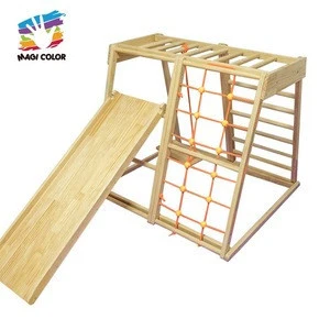 2020 wholesale indoor large wooden swing set for children W01F002
