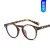 Import 2020European and American fashion men&#39;s personalized anti-blue light glasses frame, new art and small fresh business flat mirror from China