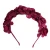Import 2021 Custom girls woman Headwear flower Headband red rose headband from China