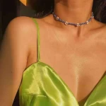 2021 Fashion Jewelry Exquisite Handmade Beaded Plastic Bead Necklace Collar