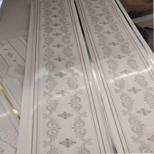 2021 Honduras BLANCO techo de pvc White Color 25cm Best Price PVC Ceiling Panels Philippines