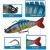 Import 2021 Multi Fake Bait Fishing Lures Arificial Silicone Soft Multi-Section Hard Bait from China