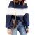 Import 2021 New casual turtleneck pit striped contrast sweater women from China