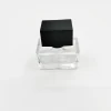 20ml Square Empty Clear Glass Perfume Bottle With Pump Spray