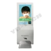 21.5inch advertisement screens android display with face recognition thermometer camera and soap dispenser