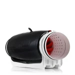 220V Silent Mixed  Flow Centrifugal Hydroponic Black Inline  Fan