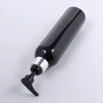 24/410 28/410 28/400 White Black Plastic Bottle Pump Cap Screw Lotion Pump With Ribbed Closure For Bottle 500ml