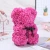 Import 25cm Rose Bear Teddy Bear Flowers Valentine&#39;s Romantic Artificial Rose Bear Party Wedding Decoration Gifts for Women Wreath from China