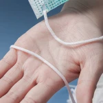 2.5mm 3mm 4mm 5mm White and Black  Round and Flat Ear Loop Elastic Cord Elastic Rope Earloop Elastic Band For Mask