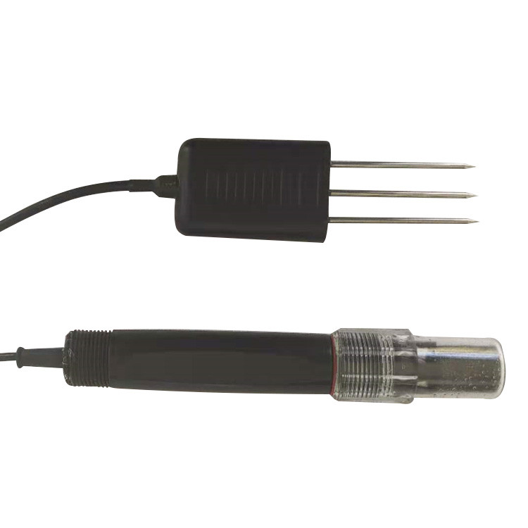 Buy 3 Pin Digital Ec Fdr Soil Moisture Temperature Sensor Rs485 Meter ...