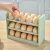 Import 30 Grid Space Saver Egg Storage Box Creative Flip Box Holder for Refrigerator 3-Layer Flip Fridge Tray Container from China