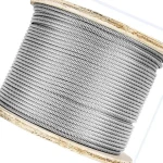 304 Stainless steel 7*19 7*7 rigging hardware fence rope handrail stainless steel wire rope