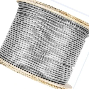 304 Stainless steel 7*19 7*7 rigging hardware fence rope handrail stainless steel wire rope