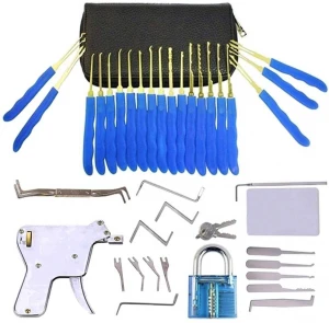 30pcs Locksmith Lock Pick Tool Set Kit