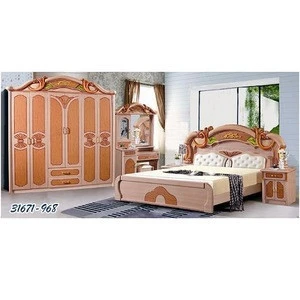 31671-968 High Quality European Classical Antique Bedroom Furniture / 5pcs Bedroom Sets