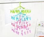 32 clips circular clothes drying hanger ,drying rack  clothes drying rack dish drying rack