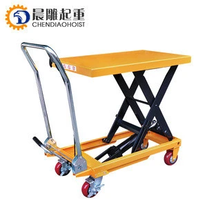 350kg/500kg Capacity Hydraulic Hand Truck With Scissor Lift Table