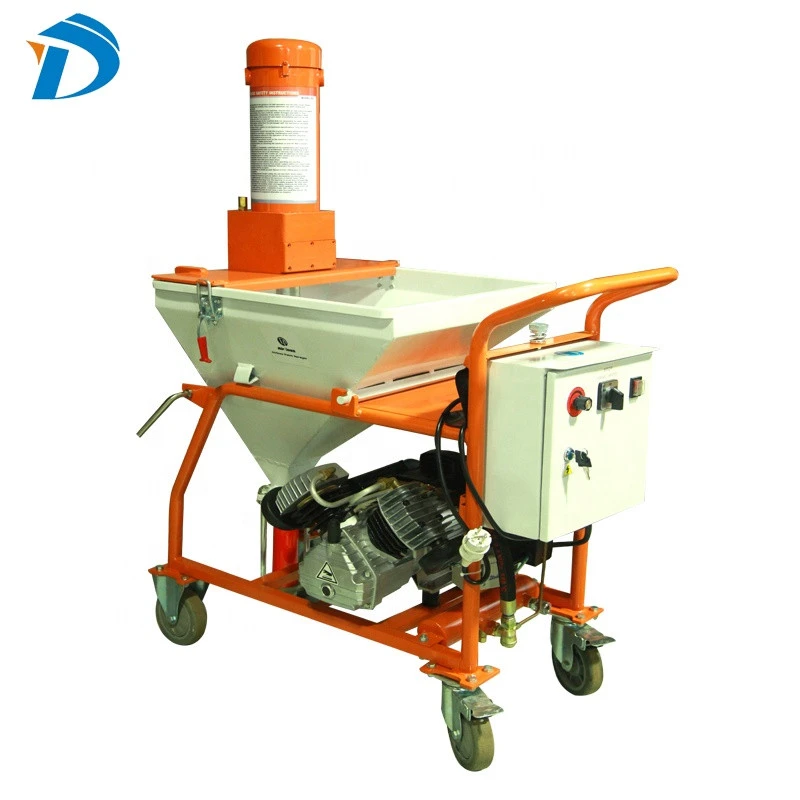 35L/min Portable concrete pump and spray machine electronic plastering machine