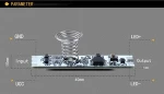 3A DC5V/12V LED Bar Light Dimmer Touch Sensor Module for Furniture Alu Profile