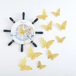 3D Butterfly wall decor eemovable wall stickers room decor for kids nursery classroom wedding party decoration 12PCS