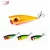 Import 3d lure eyes artificial fishing bait popper lure hard plastic fishing lures from China