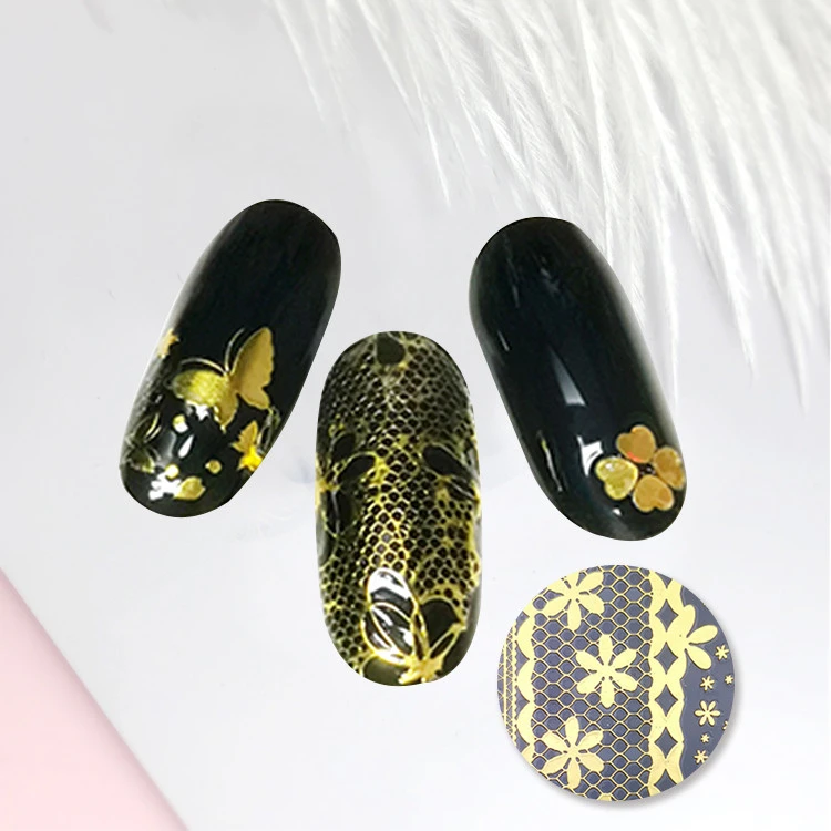 3D Nail Art Sticker GMPC Factory Nail Art Products Supplier Chinese Plastic