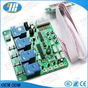 4 digits second coin operated timer board for 1-4 devices machines, time control pcb with all wires