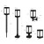 Import 4 in 1 Wall Lamp Post Lamp Courtyard Outdoor Column Lamp Gate Villa Garden Fence light and solar lawn light from China
