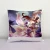 Import 40x40cm Square Shaped Blank Sublimation Silk Throw Pillow Case from China