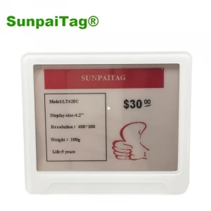 4.2inch lowest price  e ink electronic price tag for supermarket