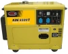 4.5 kva diesel silent generator with digital panel and key start mobile generator