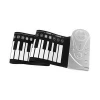 49 Keys Roll Up Piano Portable Electronic Hand Roll Piano With Environmental Silicone Keyboard And Horn For Children Kids