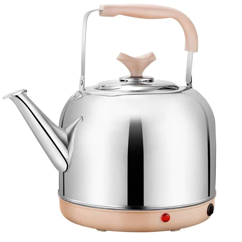 4L home hotel commercial single-layer electric big capacity stainless steel kettle with tray water boiler  electric kettle