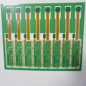4layer 1.6mm Flex+rigidity Immersion Gold 2u  Plugged With Resin Blank  Consumer Electronics PCB Board