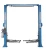 Import 4ton Hydraulic clear-floor  2 post car lift with CE for sale from China