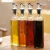 Import 500ml square glass olive oil and vinegar dispenser cruet bottle for sauce with spout leak proof caps from China