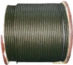 5/16 steel cable 8mm pvc power cable 6x19 galvanized steel wire rope 8mm