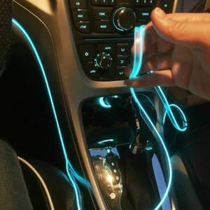 5m car interior accessories atmosphere lamp EL cold light line  DIY Decorative Dash board Console Auto LED Ambient Light
