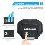 6000mAh high capacity 40 volt OP4040 li-ion lithium battery for Ryobi 40V string hedge trimmer chainsaw cordless power tool