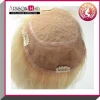 613# Blond Human Hair Pieces Women Toupee