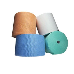 70%viscose30%polyester spunlace nonwoven fabric roll for cleaning wipes