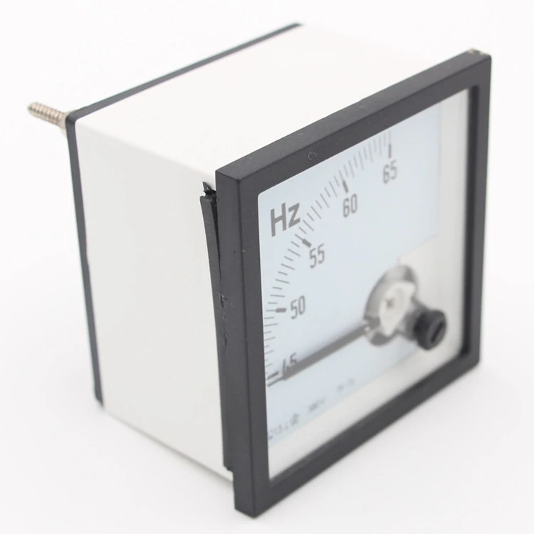 72*72 analog hz meter and frequency meter analog 72 with measuring 45-65hz frequency meter analog 72*72mm