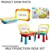 8 in 1 multi-function toy table learning toys set with table