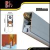 800mm Aluminium Automatical Drop Down Weatherstrippin U type Groove Hidden Sealed for Hotel Interior Wooden Door Bottom Seal M01