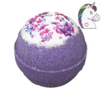 A338029 Unicorn BUBBLE Bath Bomb with Surprise Necklace Inside - in Gift Box - Kids Bath Fizzy