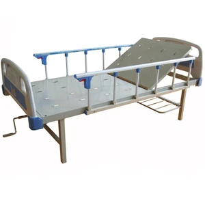 abs head and foot board 1 crank semi fowler hospital bed for africans market