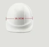 ABS Industrial construction Safety Helmet with chin strap