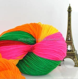 acrylic crochet yarn high quality acrylic high bulk yarn in hank for hand knitting
