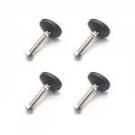 Adjustable Threaded Pole Leveling Foot Furniture Glide M8x50mm